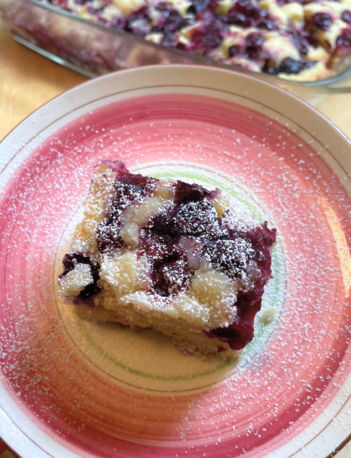 Marie Filip’s Blueberry Bublanina Cake