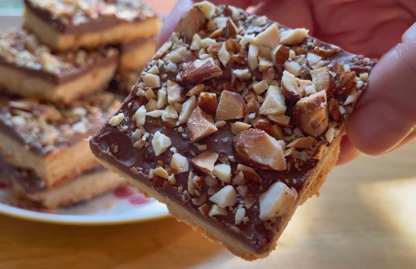 Almond Roca Bar Cookies
