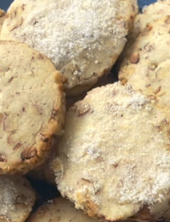 Lemon Pecan Refrigerator Cookies