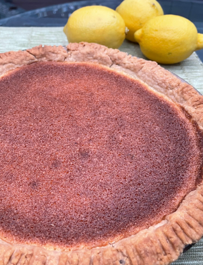 Pennsylvania Dutch Lemon Sponge Pie